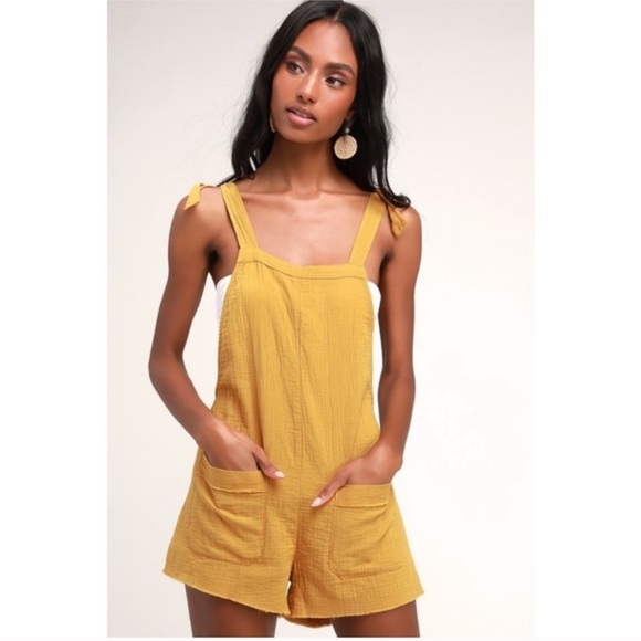 ★ Billabong Golden Cotton Short Overall - Picture 5 of 16